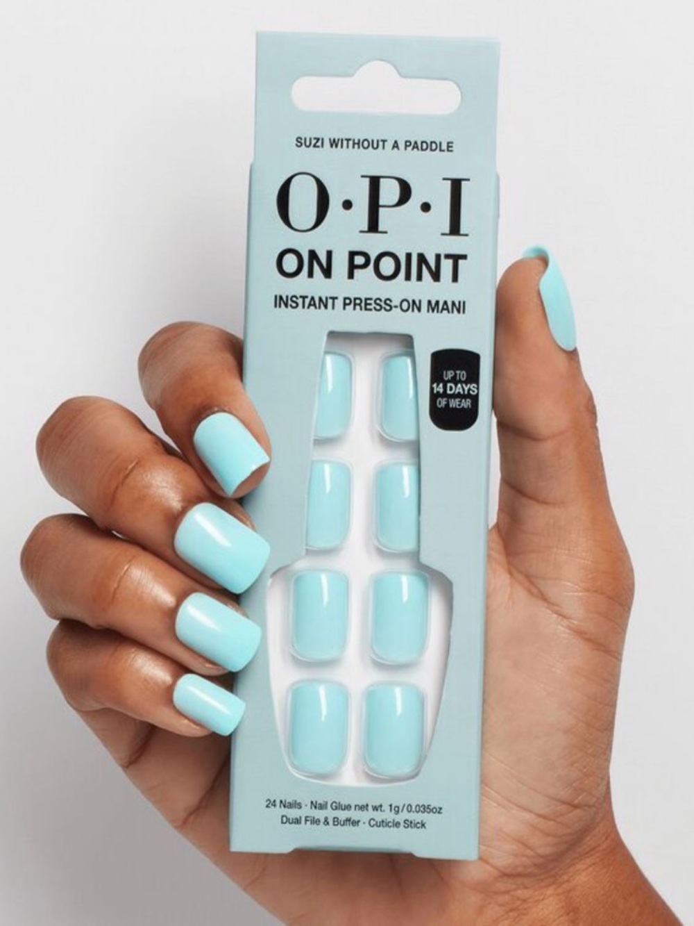 OPI On Point Instant Press-On Mani in Baby Blue